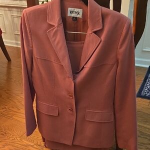 Kasper Rose Blazer and Skirt Ensemble